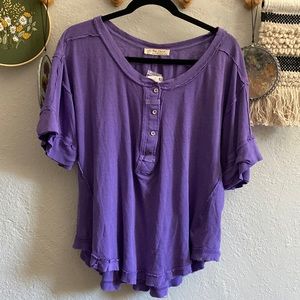 We the Free purple shirt size small